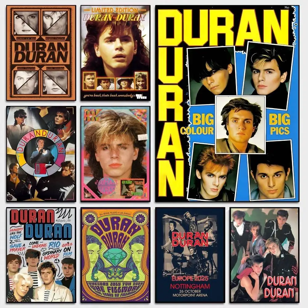 Classic British Band Duran Duran Classic Movie Posters HD Quality Poster Wall Art Painting Study Nordic Home Decor