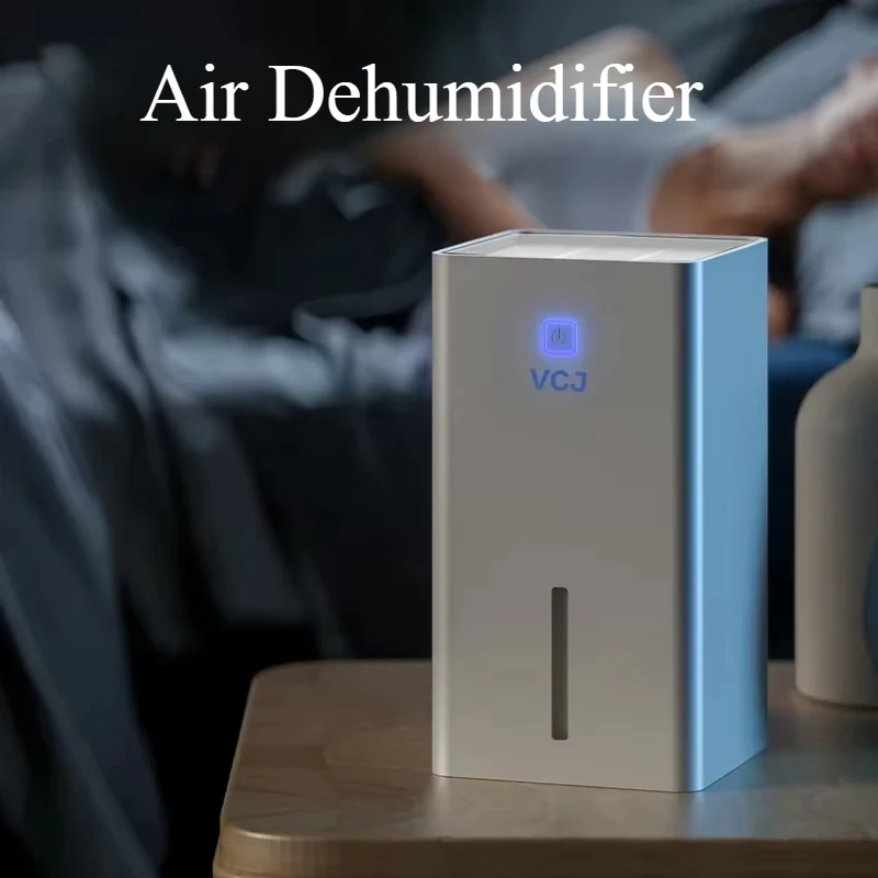 Air Dehumidifier Mute Moisture Absorbers Machine 1100ML Water Tank Home Dehumidifier For Bathroom Basement Air Dryer For Indoor