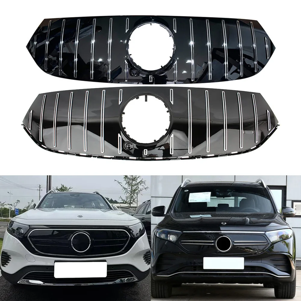 Front Racing Facelift Grill Upper Bumper Grilles Fit For X243 EQB260 EQB350 EQB53 EQB SUV 2022+