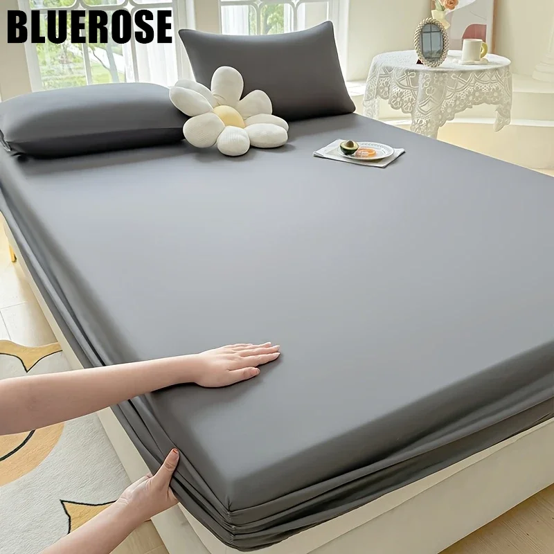 90/120/150/180x200cm 1Piece New Skin-Friendly, Soft, and Comfortable Fitted Sheet, Suitable for Bedroom Mattress Protector