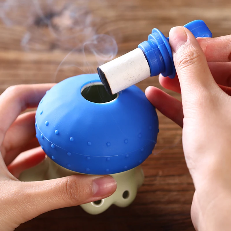Ceramic Moxibustion Burner Moxa Stick Holder Soothing Energy Flow Massager for Face, Neck&Back, Relaxation&Beauty Moxibustion