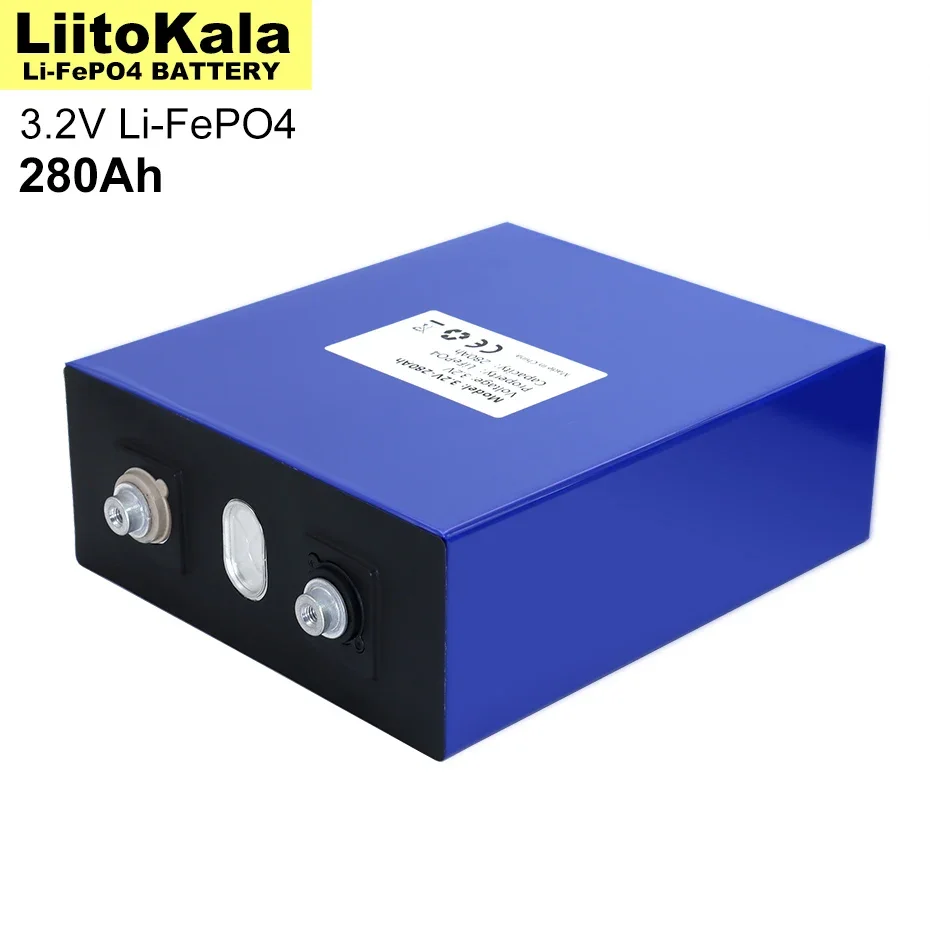 8PCS liitokala 3.2V 280ah lifepo4 Üteg DIY 12V 24V számára Elektromos autó Lakóautó napelemes Energia tárolására Rendszer Golf Kordély fokozatú a++ Hivatalos ár szabadon