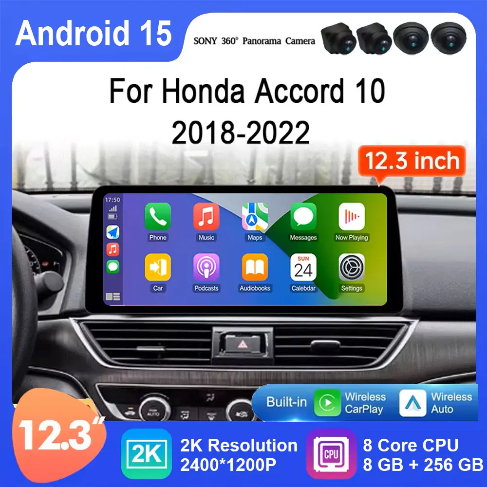 12.3 Inch For Honda…