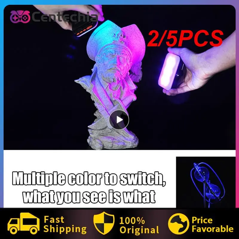 Telefone móvel Live Fill Light, de longa duração, durável, portátil, Multi-funcional, Party Dinner, Fotografia, Preto, 2 pcs, 5pcs