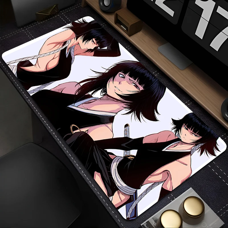 Tapis de souris accessoires PC tapis de clavier tapis de bureau tapis de souris antidérapant dessin animé tapis de souris en caoutchouc tablette tapis de jeu b-blancer tapis étendu