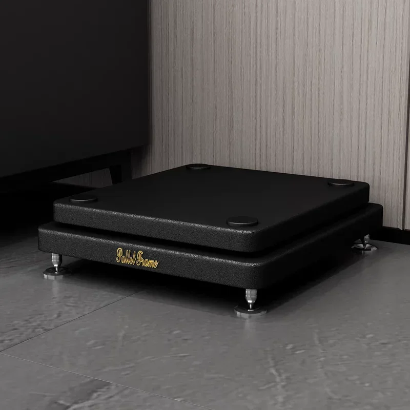 LT-03 Speaker Tray Speaker Base Bookshelf Subwoofer Stand Home Theater Floor Box Double-Layer Shock-Absorbing Board 1PCS