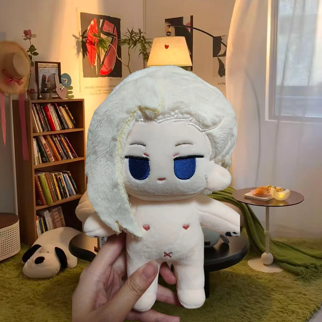 

Stuffed 20cm Anime The Legend of Hei LuYe Plushies Toys Cute Cosplay With Skeleton Body Dress Up Stuffed Dolls Figures Gift