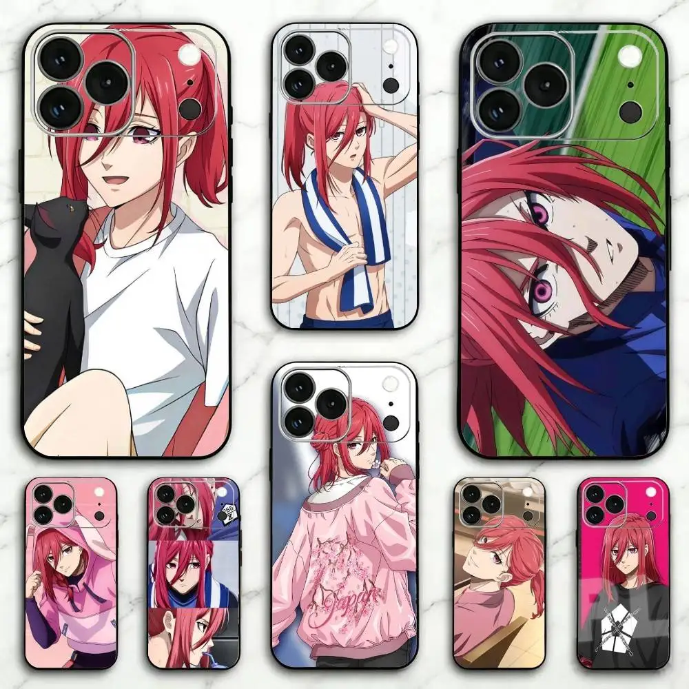 

Blue-Lock Chigiri Hyoma Phone Case Silicone Soft For IPhone 17 16 15 14 13 12 11 X XR Plus Pro Max Plus