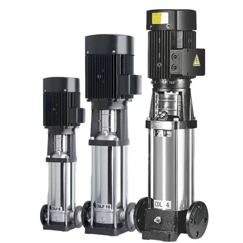 Stainless Steel Vertical Multistage Water Pump, High Pressure Booster Pump