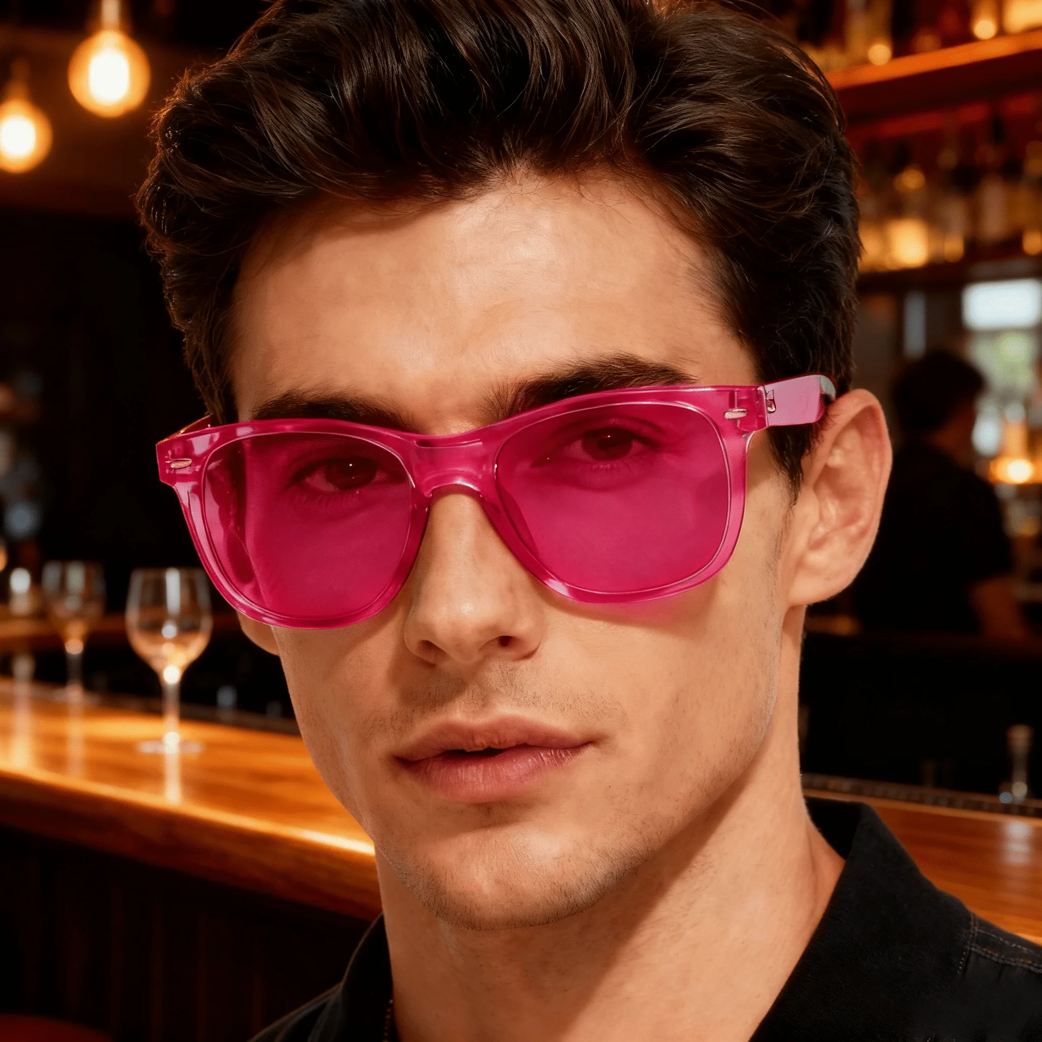 

10pcs Fuchsia Color Therapy Mood Glasses Migraine Relief Chromotherapy Eyewear with Chakra Healing Lenses