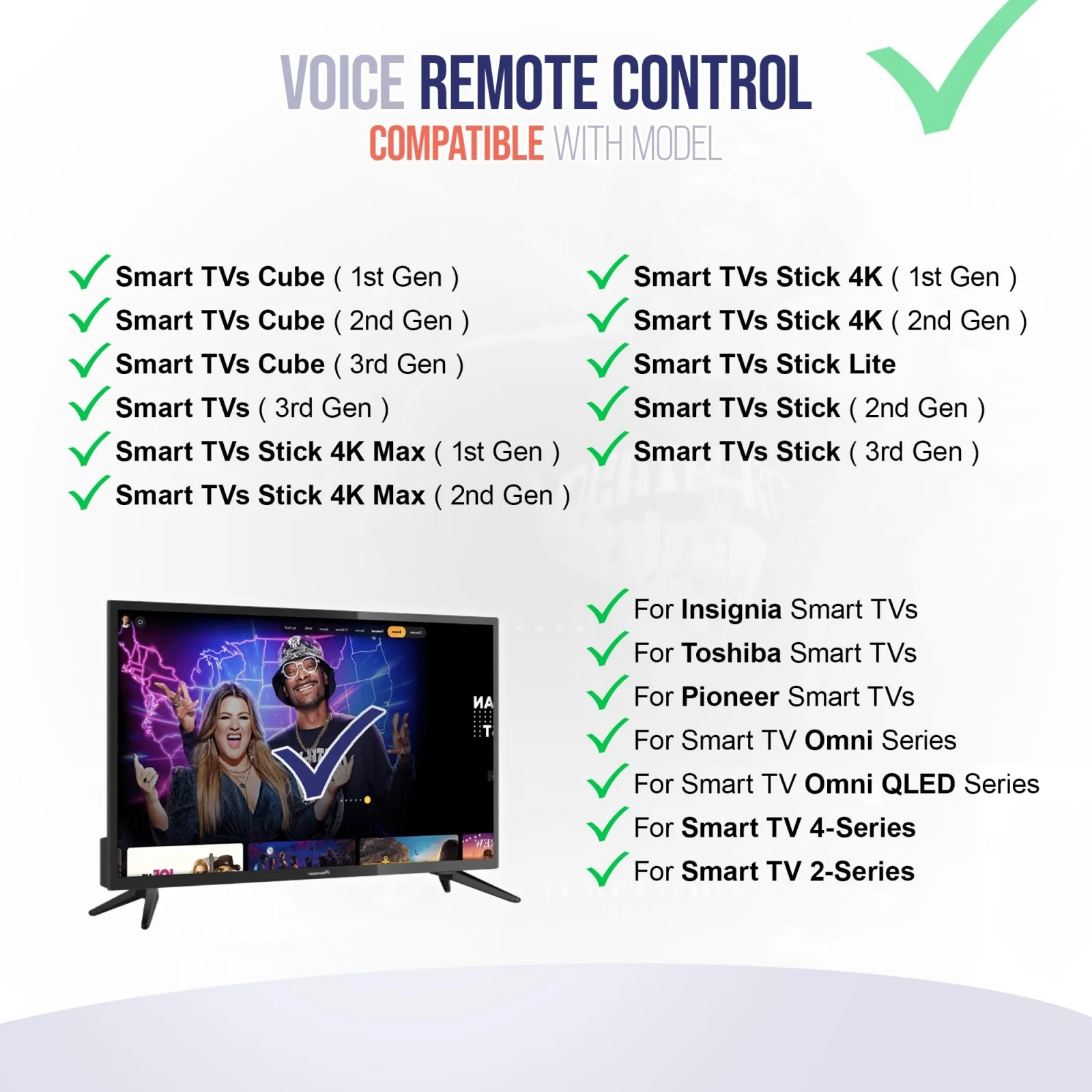 Replacement Voice Remote Control for Fire Stick Lite/4K/4K Max/HD/Select/Plus/Cube,Fit Insignia,Toshiba,Pioneer Fire Smart TV