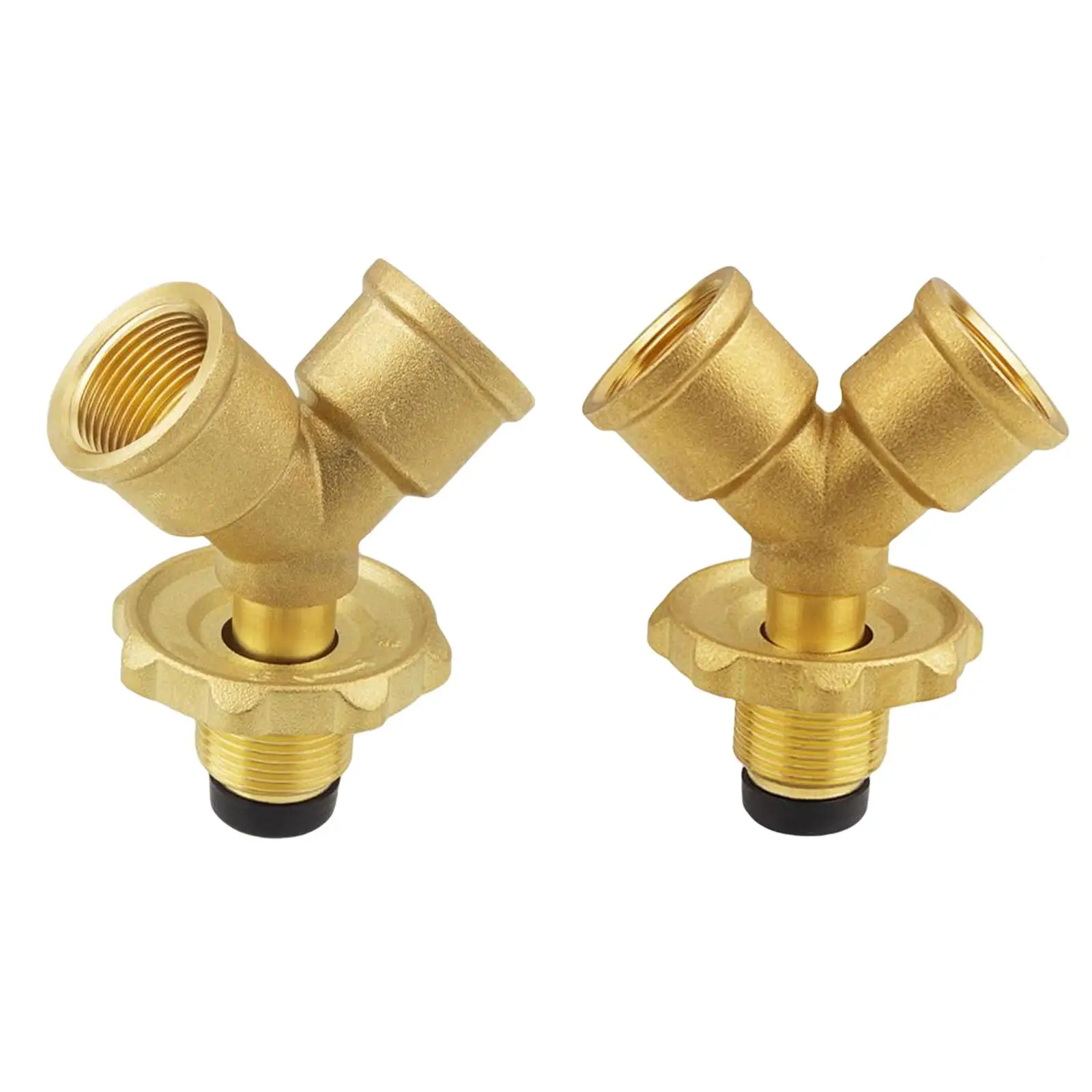 Propane Gas Splitter for Propane Tank Dual Hose Propane Hose Adapter for BBQ