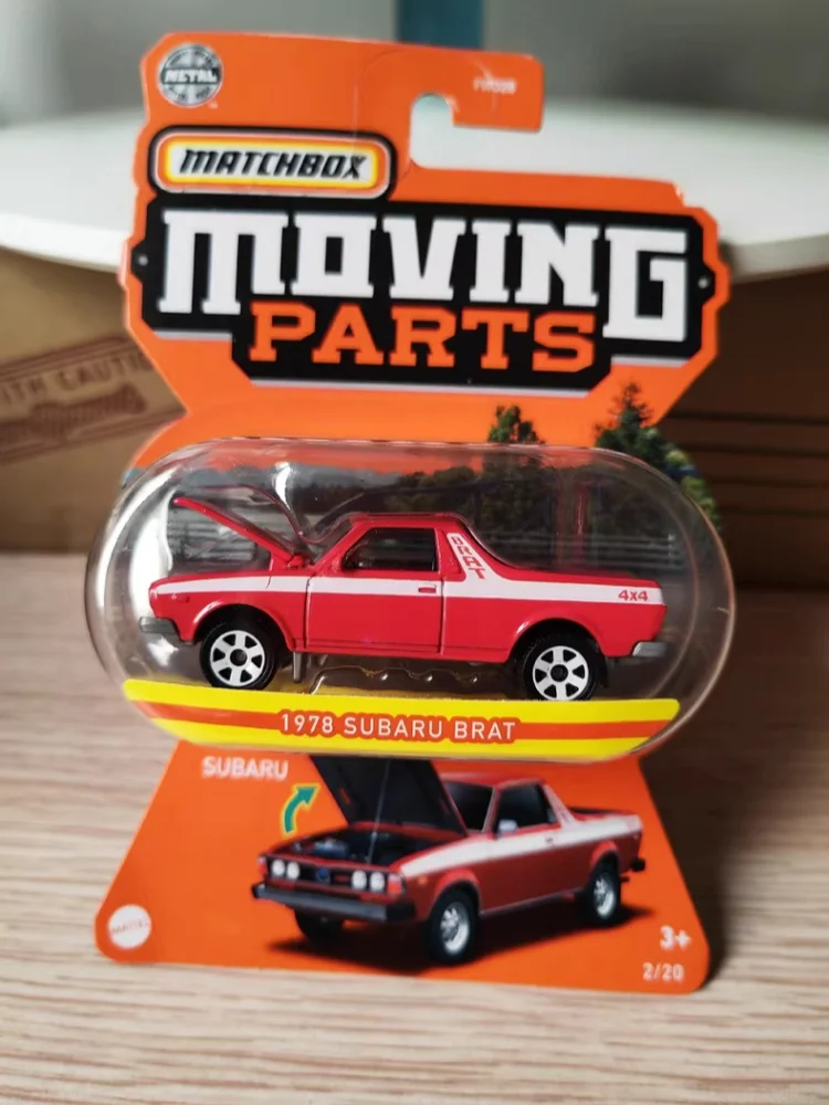 Metal Matchbox Moving Parts Series 1978 SUBARU BRAT Children Toys 1:64 Car Model Boys Kids Toys Collectible Birthday Gift