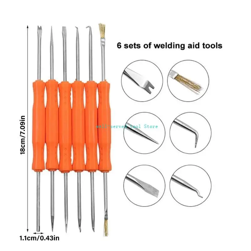 G88A 6PCS AIR AIR SOLDERING ASSED DISASTEMBLE SOLDERING SOLDER IRO