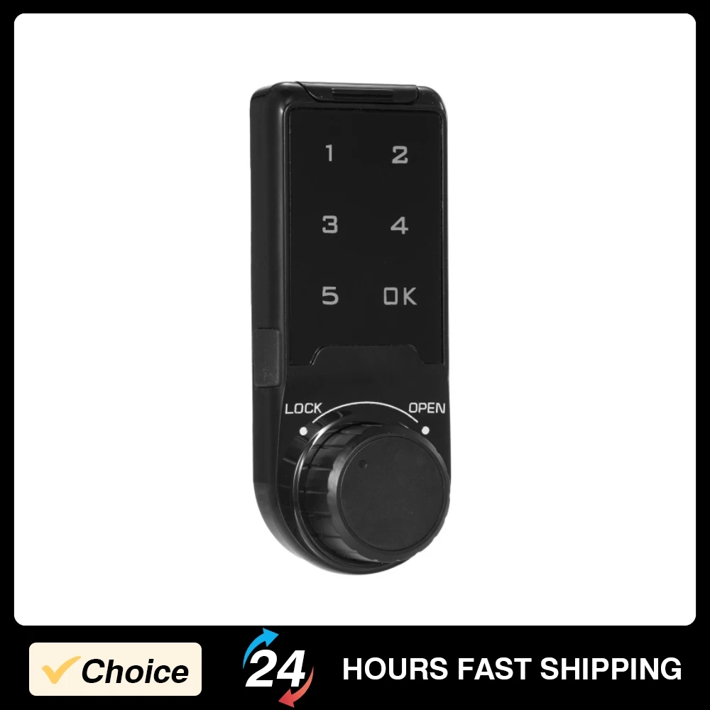 Touch Screen Password Key Lock Drawer Combination Lock 1-16 Digit Combination Password Locker Lock Waterproof Dustproof