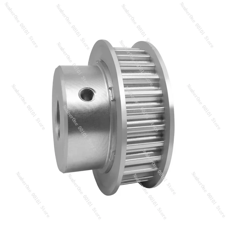 Aluminum Alloy Timing Belt Pulley 72 Teeth 20mm Belt Width Small Synchronous Gear Wheel Precision CNC Machined Transmission Part