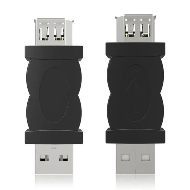USB To 1394 6P Connector USB To Firewire 6 Pin USB Male To 1394 Converter Multi-Function Portable Convenient 2PCS