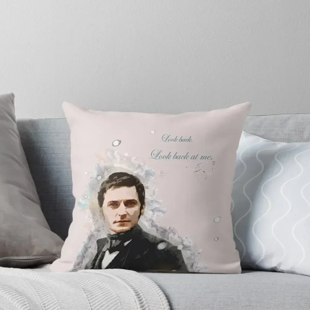 

North and South quote - Mr Thornton - Richard Armitage Look Back at me - 2. Throw Pillow christmas cushions covers pillow