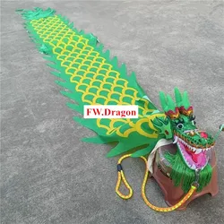 3 Meters Multicolor Chinese Dragon Dance For Kids Children Festival Funny Toy Silk Ribbon Dance Performance Body Width 50cm