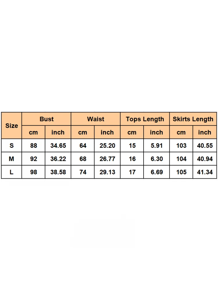 Damski dwuczęściowy zestaw: strój kąpielowy, top i długa spódnica, modny, seksowny, plażowy komplet z wycięciami.