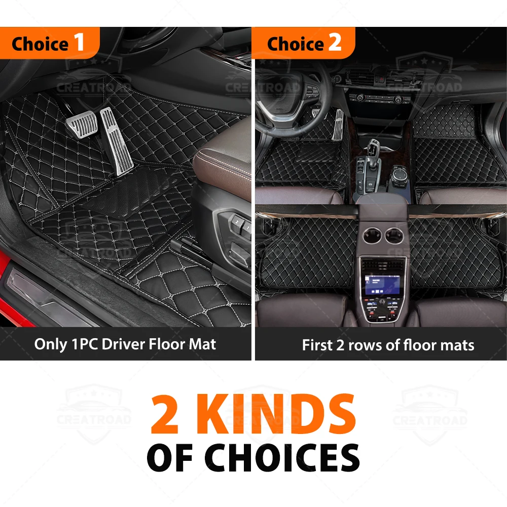 Custom Car Floor Mats For Buick Century 2023 Automobile Carpet Cover Interior Details Accessories Protective Pad Parts