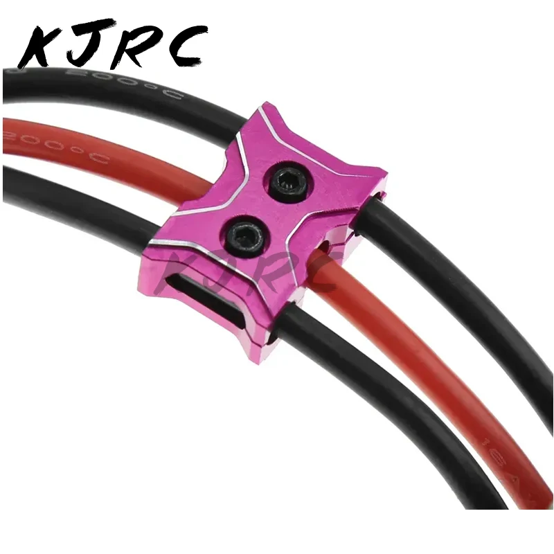 RC Car Metal ESC Motor Cable Manager Wire Fixed Clamp Buckle Prevent Tangled Line Clip Tool for RC Model Car Boat Drone