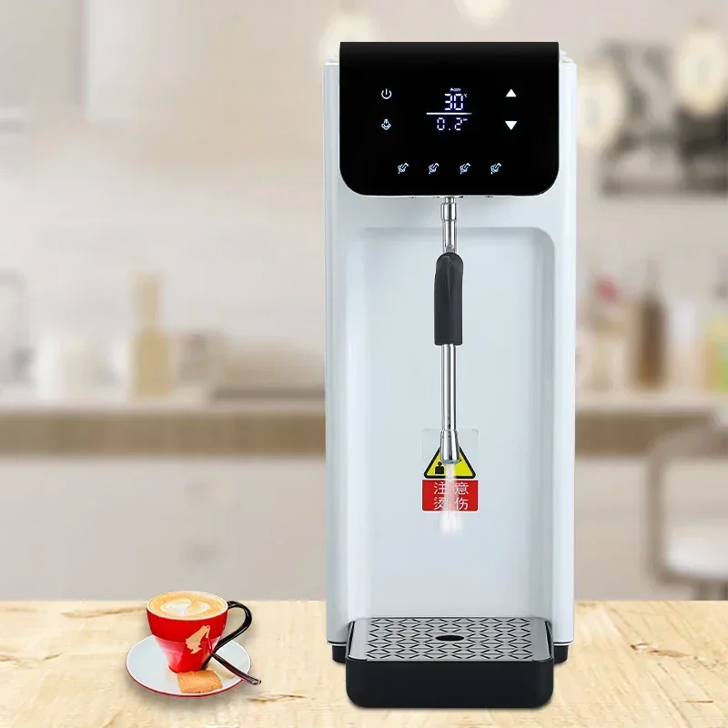 2200W 상업용 우유 거품기 기계 커피 버블 메이커 에스프레소 커피 우유 거품 제조기 스팀 머신 거품