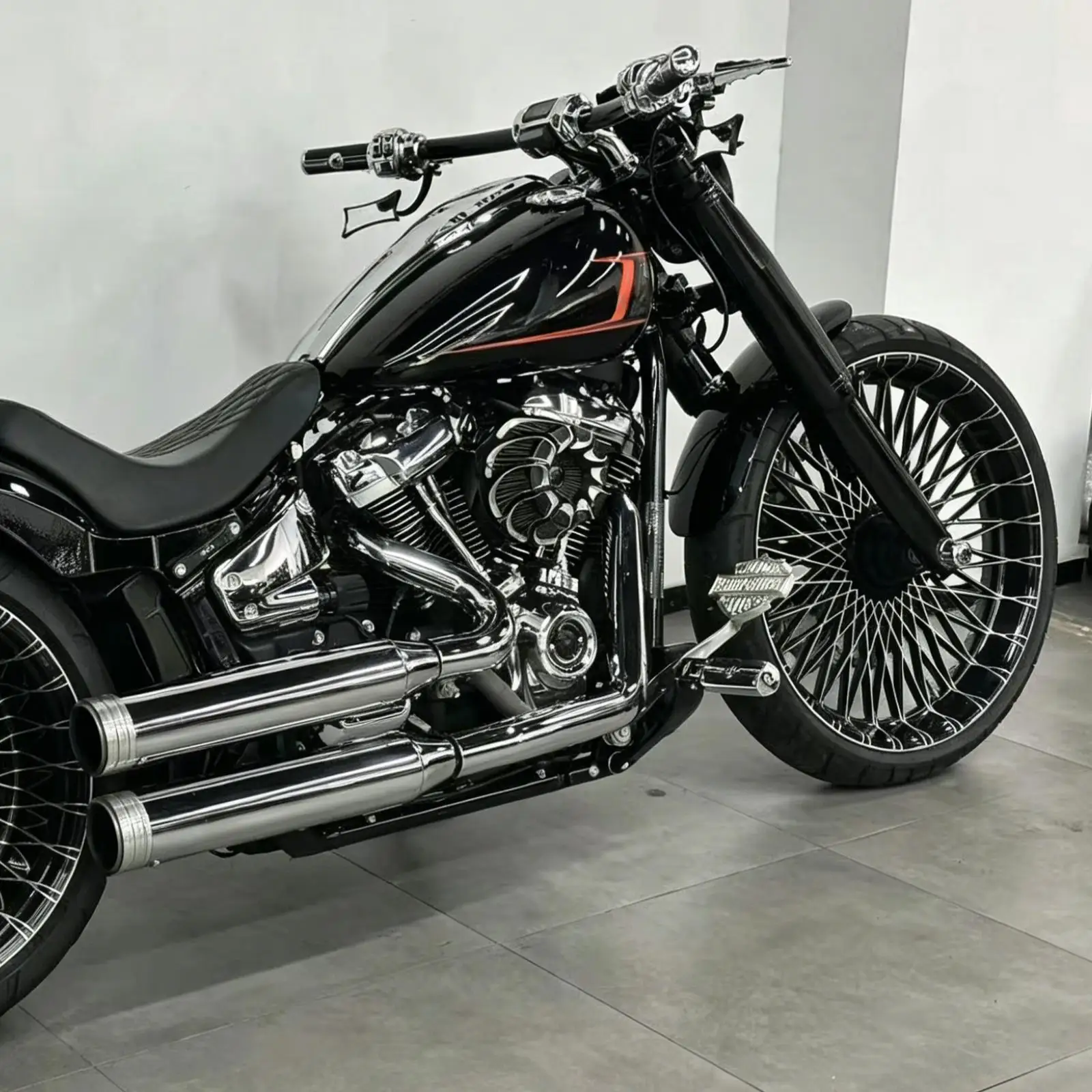 Aluminum Motorcycle Front Fork Tube Cover Shock Protection for Harley Street Breakout 2018-2026 Mods