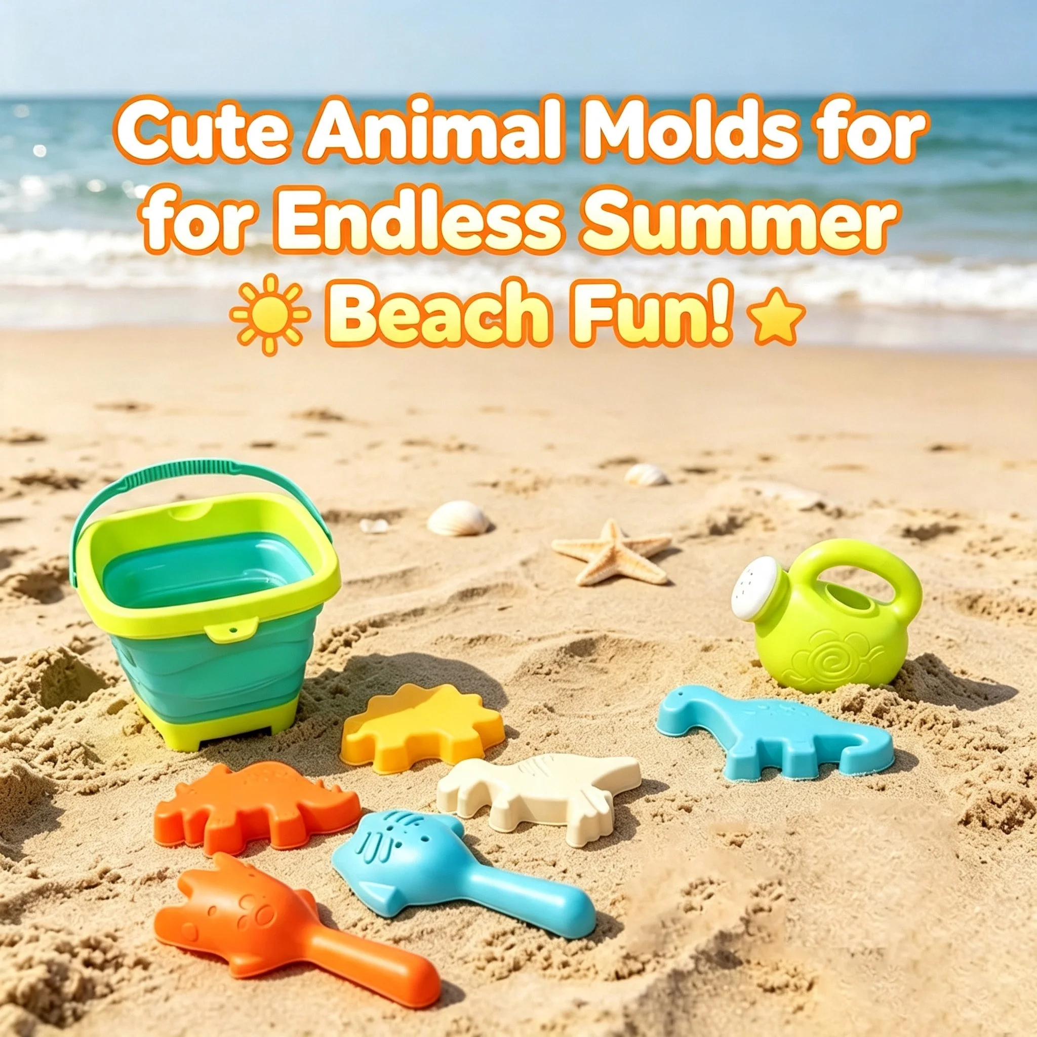 8Pcs Kids Beach Toys Set Colla - Kids Outdoor Sandbox recension och pris