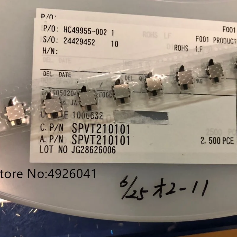 

10 шт. новый оригинальный SPVT210101 предел обнаружения движения микропереключатель камеры впозиционный переключатель