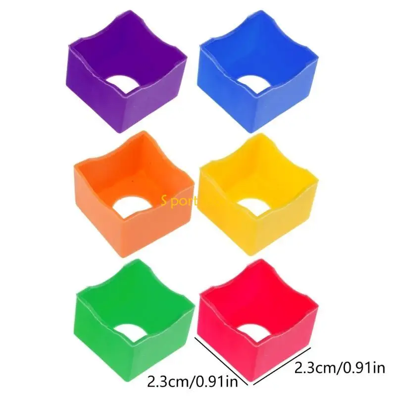 U2JB 2 قطعة حامل طباشير حمام السباحة كم حامل طباشير البلياردو حاوية حامل الطباشير