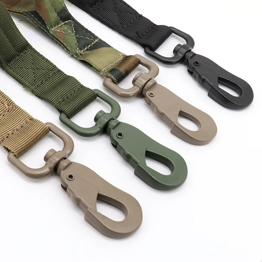 Military Tactical Dog Leash Adjustable Quick Release Elastic Leads Rope With 2 Control Handle For Medium And Small Dogs