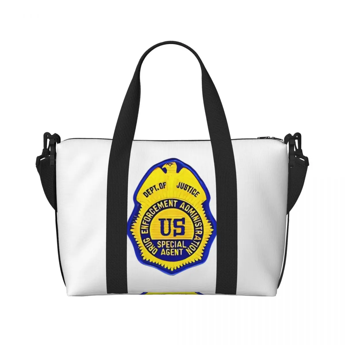 

DEA US Federal Interdiction Agency Travel Bag Yoga Sports Bags Large Cute Gym Bag Men's Design Outdoor Fitness Bag