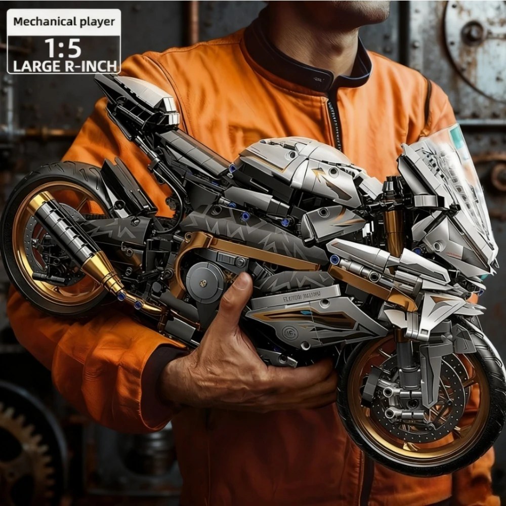 

TOYLINX сплав мотоцикла 2045 шт. строительные блоки гоночная модель настольный декор детские игрушки Рождественский пасхальный подарок