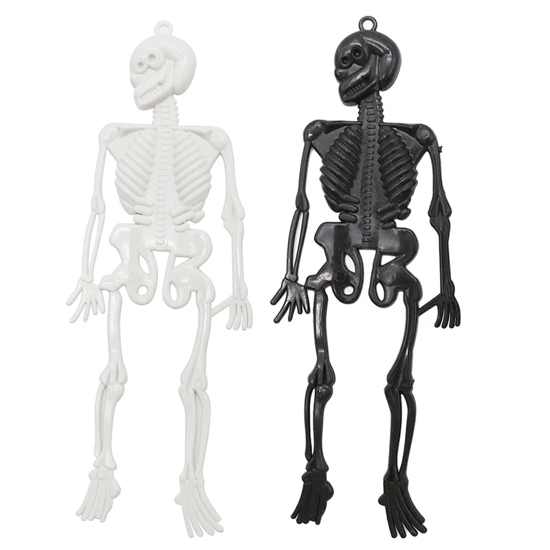 10Pcs Halloween Funny Toys Wacky Hanging Skeleton Man Model Party Children's Prank Scary Skeleton Bone Small Toys Holiday Gift