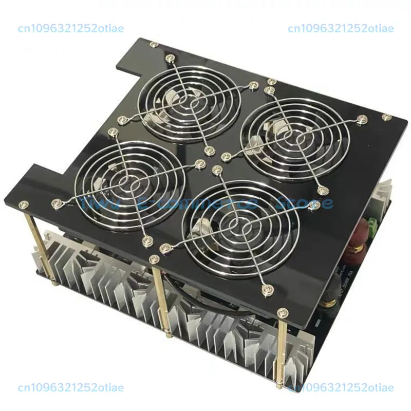 Induction heating machine 5000W induction heater high frequency induction heating plate melting metal + coil + pump