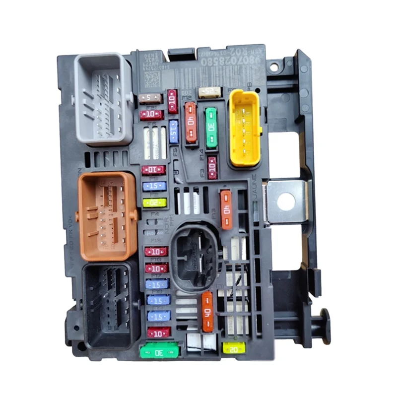 R02 R19 Fuse Box BSM Module 9807028580 for Peugeot 5008 407 3008 RCZ Citroen C4 Picasso C5 C6