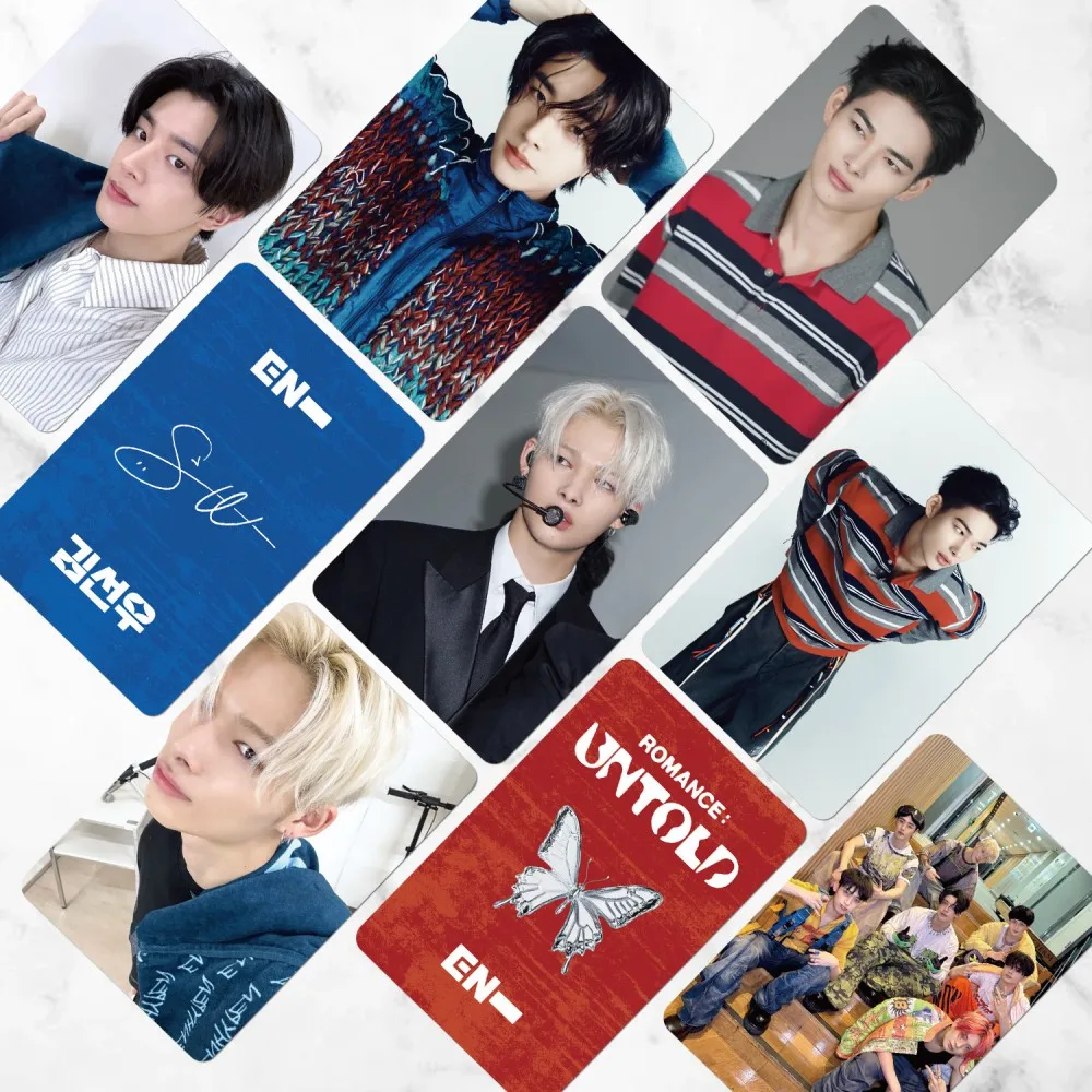 55PCS New ENHYPEN Music Male Band HEESEUNG JAY JAKE SUNGHOON JUNGWON NI-KI Album Postcard Cards