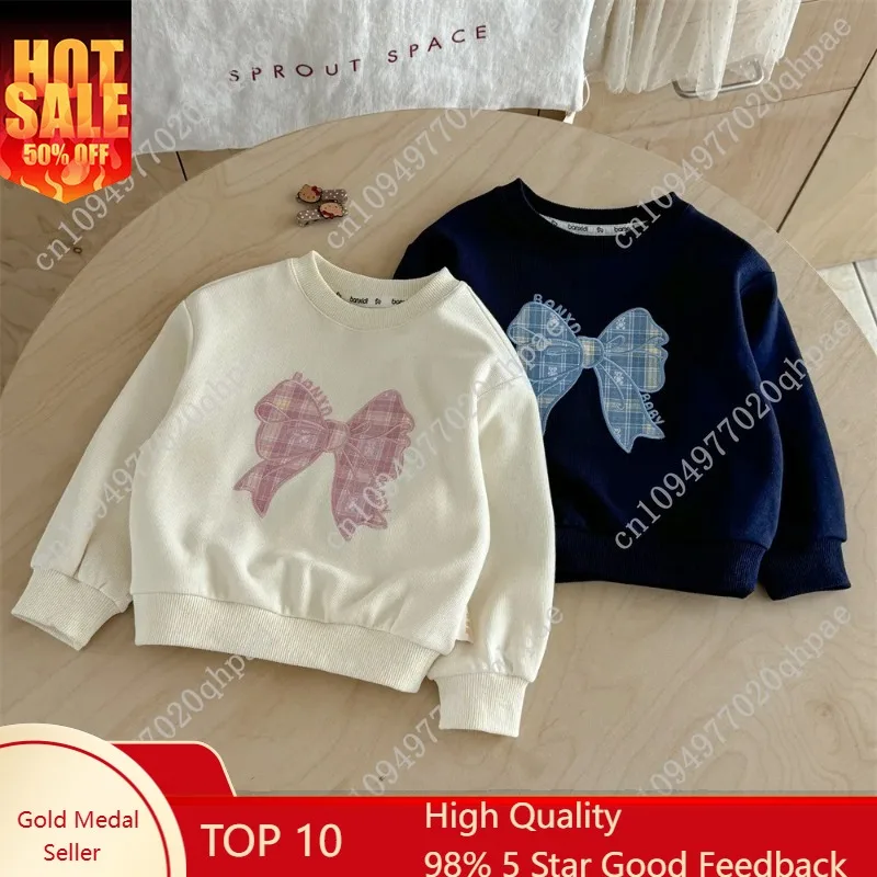 

Girls Spring Sweatshirt Baby Sweet Jumper Autumn New Pullover Children Cute Princess Tops Kids Casual Clothes 2-8 Years Old