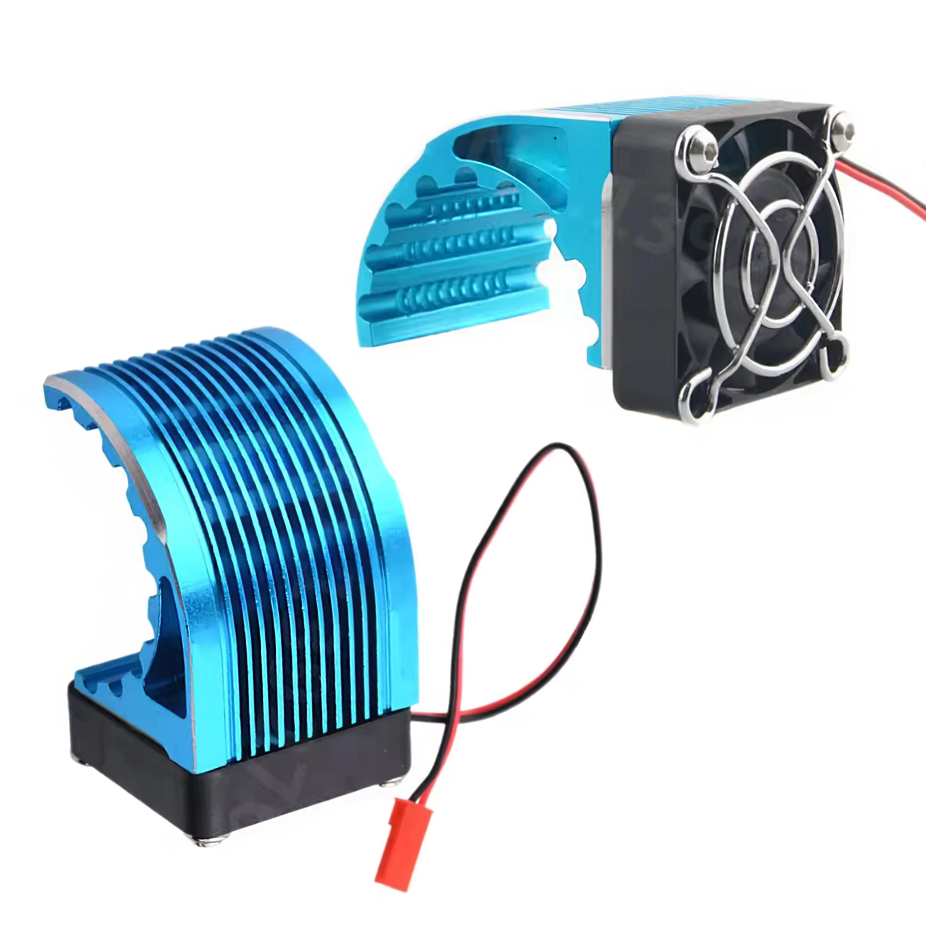 Aluminum Alloy CNC Motor Heatsink 4010 40x40mm Fan Compatible with Hobbywing Leopard Castle 4274 1515 812 T8 4268 4272 Brushless