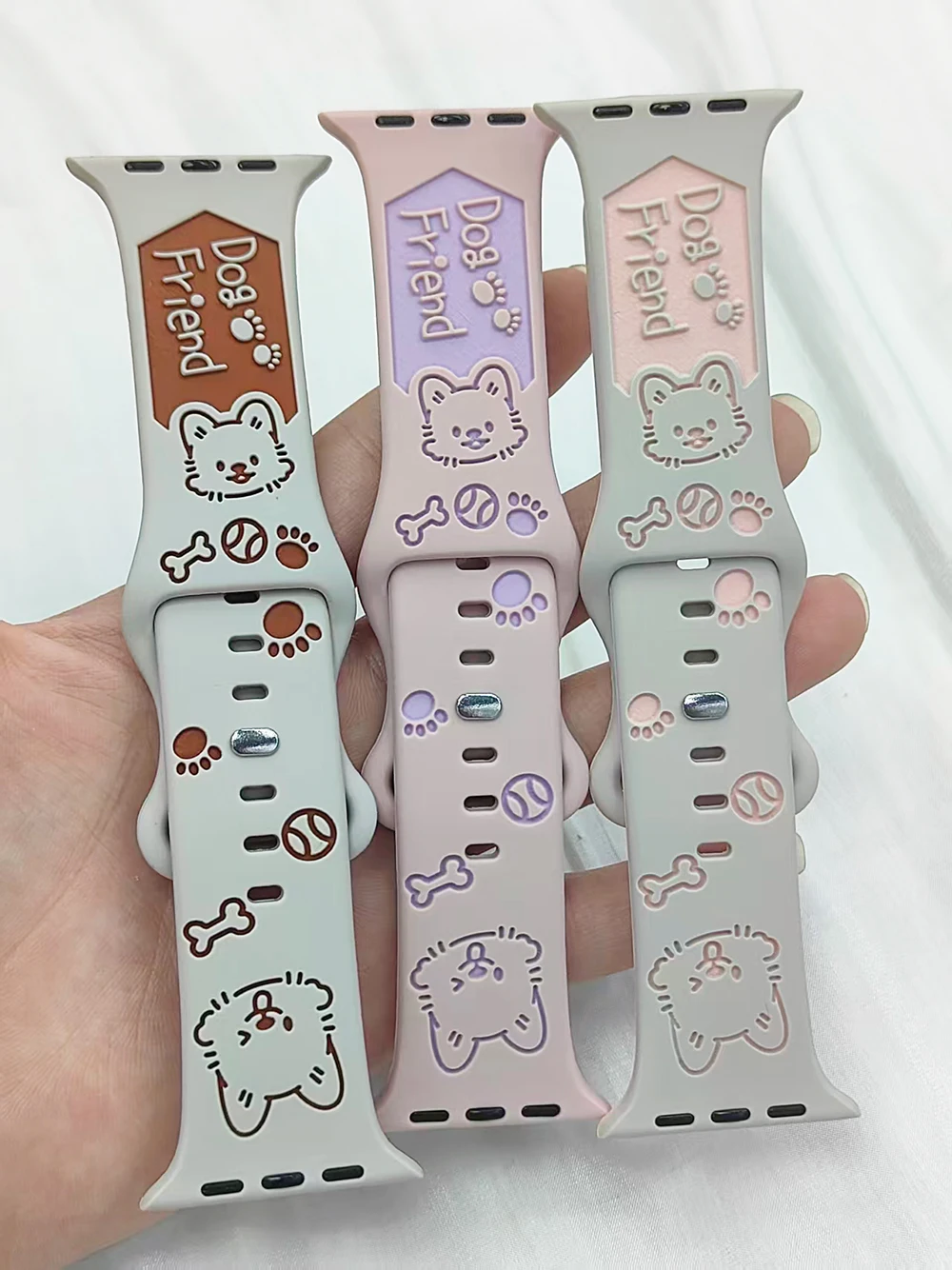 NEW Engraved Strap For Apple Watch Band 46mm 42mm 41-45mm 40-44mm Silicone Sport iWatch Series 11 10 9 8 7 6 5 SE/Ultra 3/2 49mm - view 4