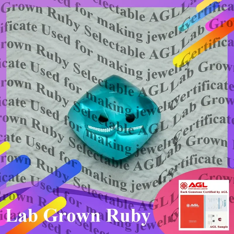 

Lab Grown Paraiba Sugar Tower Shape Gemstone for DIY Advanced Jewelry Making Inlay Ring Necklace Selectable AGL Certificate