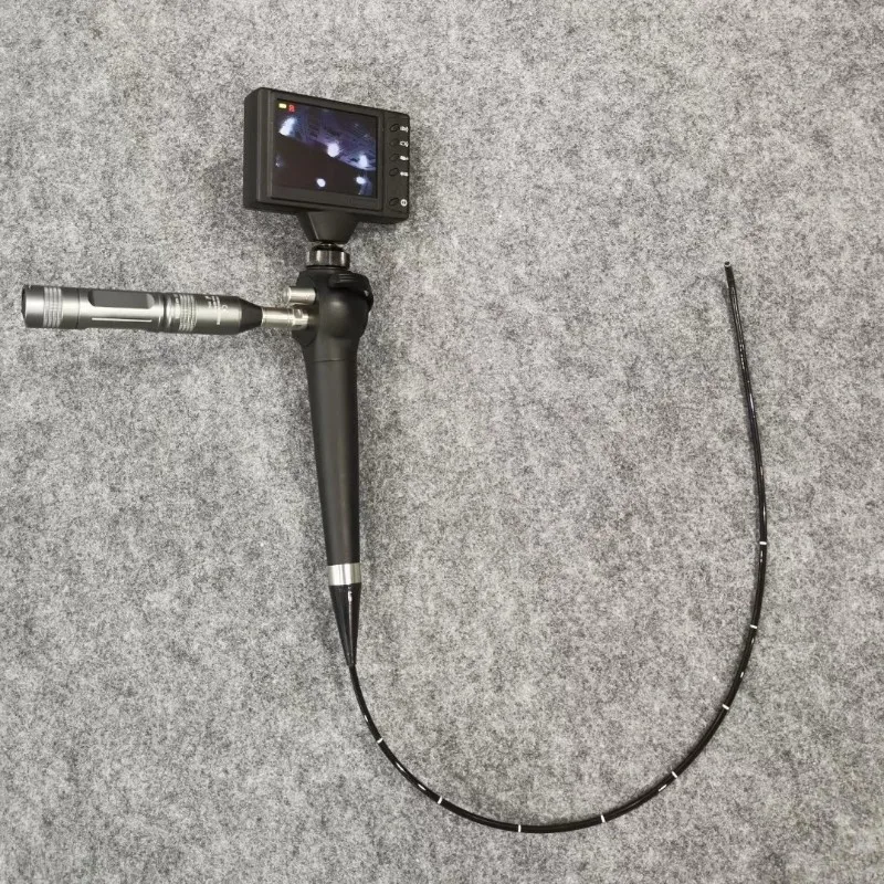 GBS-9 ENT portable endoscope video bronchoscope medical monitor with LED light source