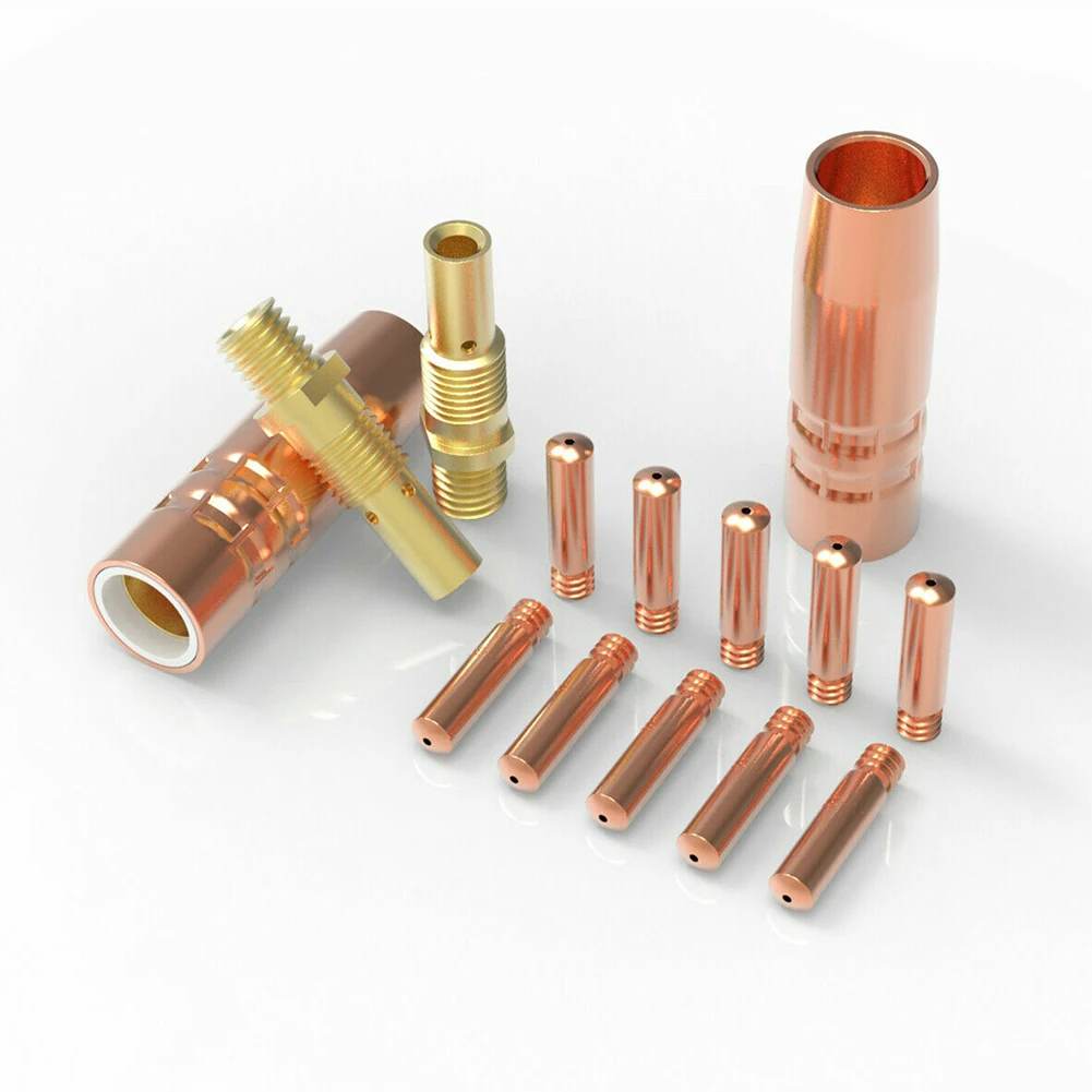 

MIG Torch Nozzles For 100L #1 Tip-Diffuer-Nozzle | Mig Welding Kit .035" 11-35 Conductive Nozzle 21-50 Nozzles Welding Parts