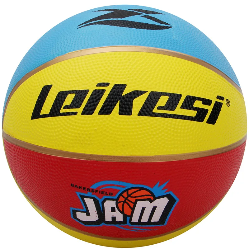 Size 5 Rubber Baskeball for Children Wearproof High Bouncy Group Training Ball Youths Team Comprtition Good Hand Feel Basketball