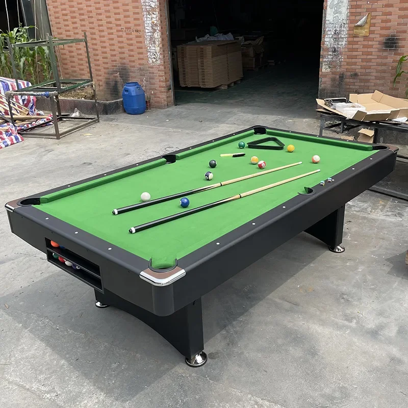 High Quality Adult Home Indoor 8ft Portable Folding Billiard 2 in 1 Pool Table With Ball Return System