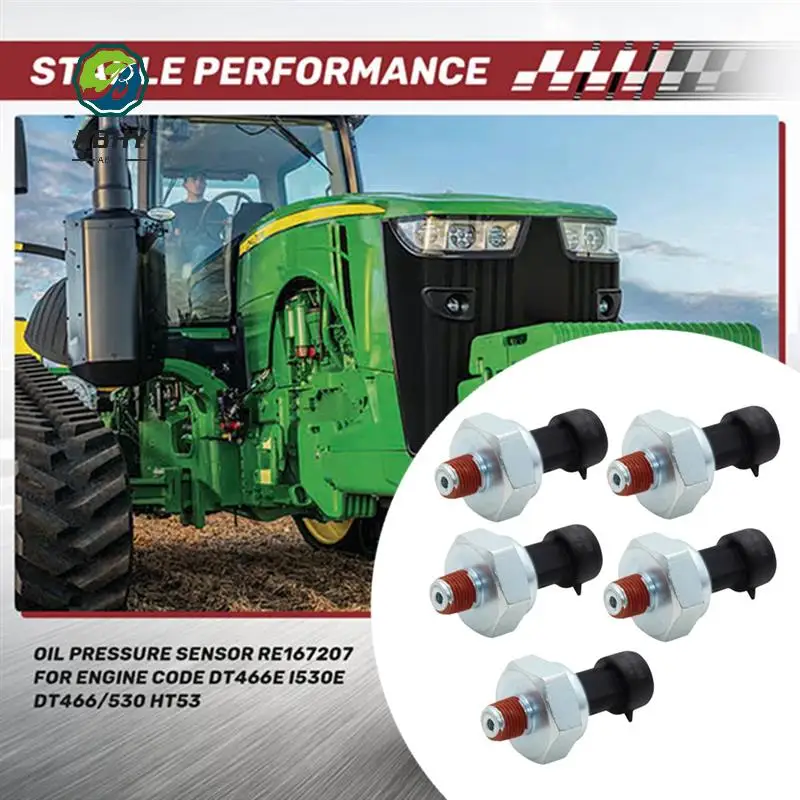 

ABHY-5PCS RE167207 Tractors Oil Pressure Sensor For John Deere Engine Code DT466E I530E DT466/530 HT53