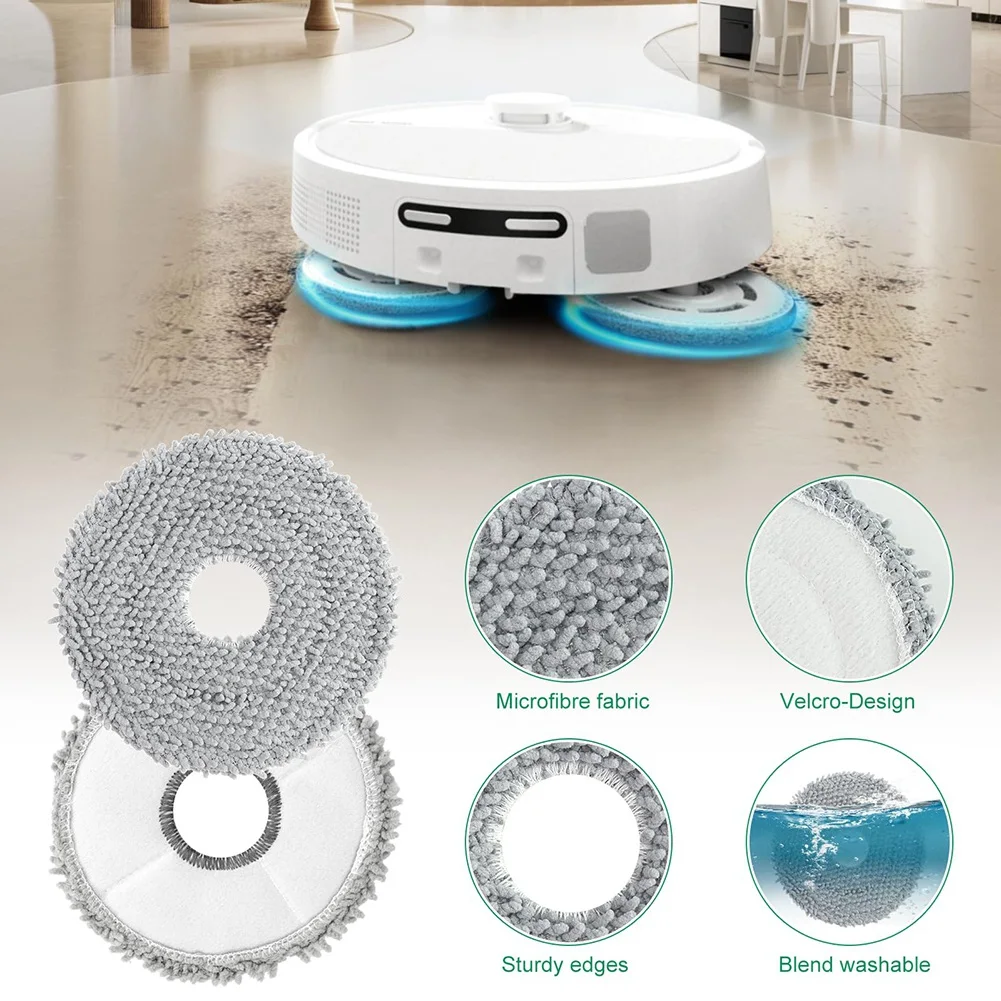 الترويج! لمجموعة استبدال كومبو Irobot Roomba Plus 405/505 - الفرشاة الرئيسية، الفرشاة الجانبية، فلتر Hepa، قماش الممسحة وملحقات كيس الغبار