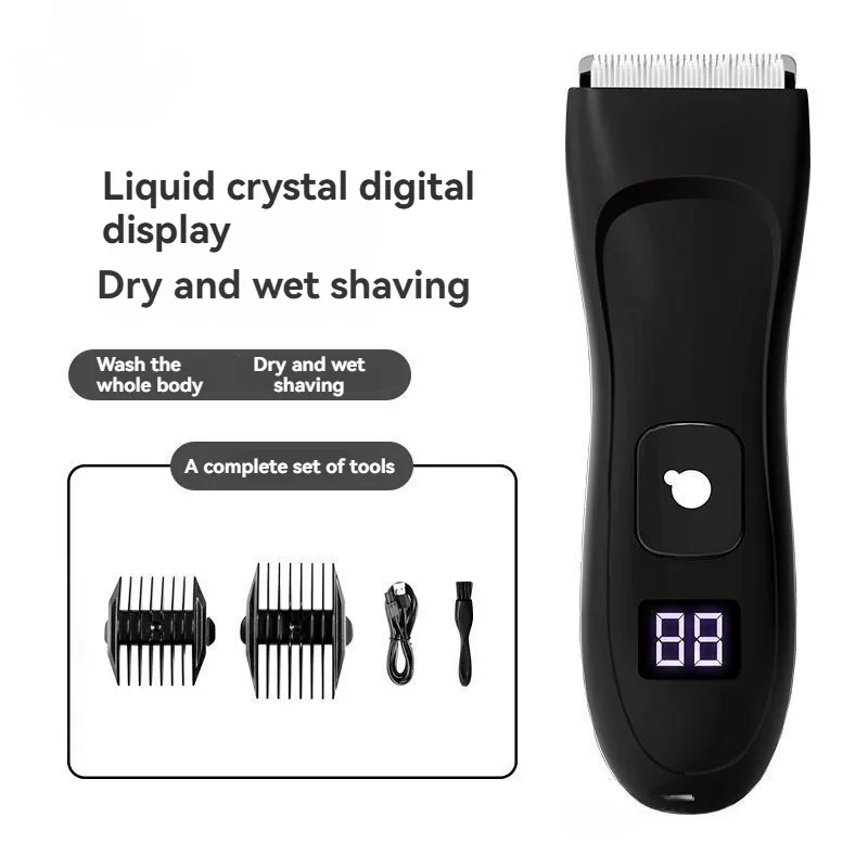 

【CODE】Hair Trimmer Full Body Groin Device For Men- Electric For Men' S Armpit, Leg, Pubic Area& Body Hair Removal