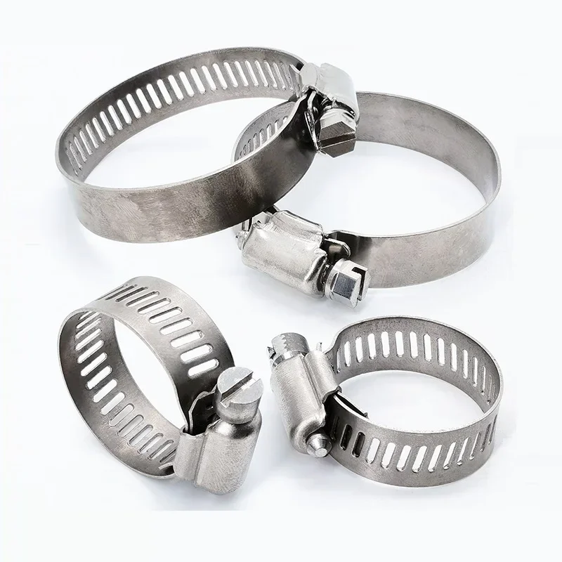Gr2 pure titanium clamp TA2 pure titanium throat clamp coupling Hose clamp Bundle tube card